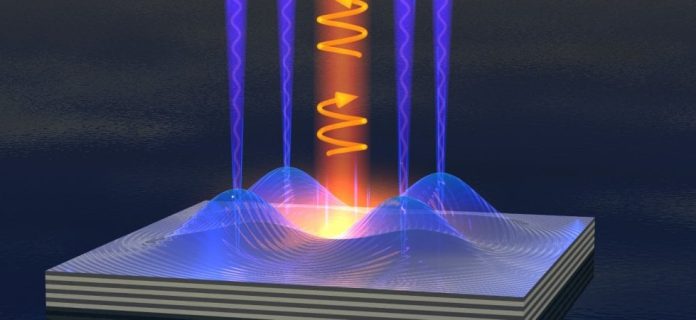 I polaritoni, un tipo di quasiparticelle, possono essere deviati da una corrente di elettroni