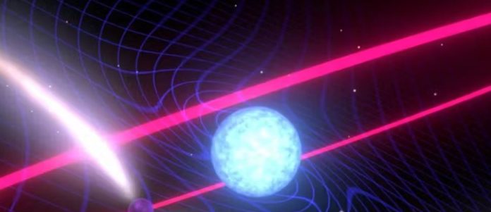La stella che trascina lo spazio-tempo - video