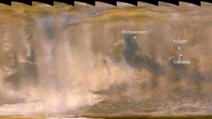 Ghiaccio sotterraneo rivelato dal cratere di un recente impatto su Marte 3 221027145002 01 mars impact crater