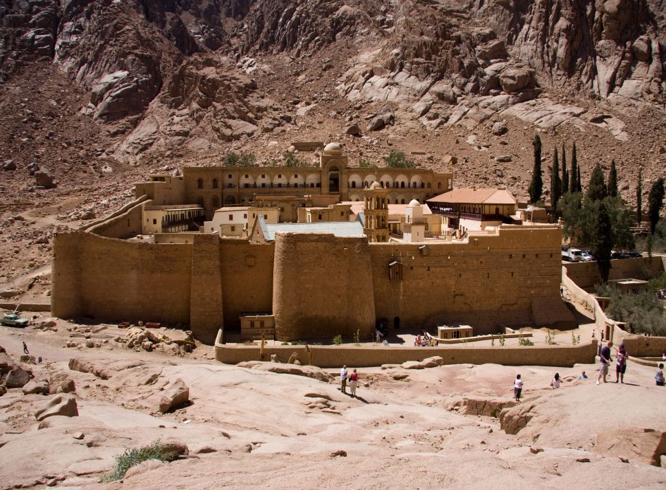 Rinvenuti frammenti della mappa stellare di Ipparco 1 Monastero di Santa Caterina nel Sinai, il monastero del VI secolo dove è stato ritrovato il frammento di mappa.(Credito immagine: Jon Sellers / Alamy Foto Stock)