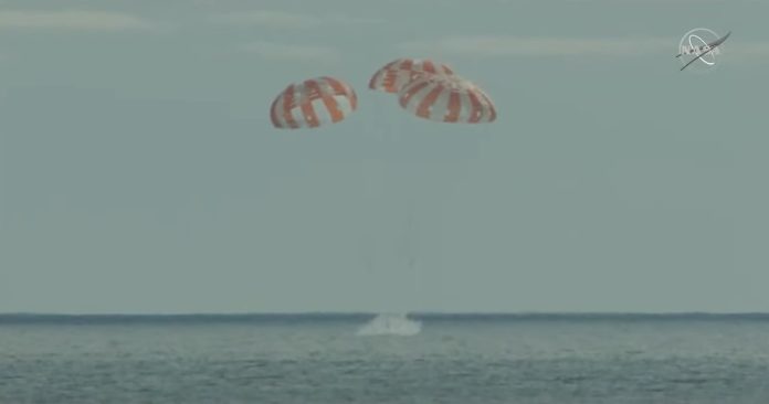 La capsula Orion ha compiuto la sua missione