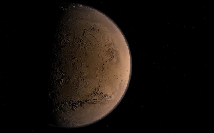 Scoperti i resti di un antico ghiacciaio su Marte