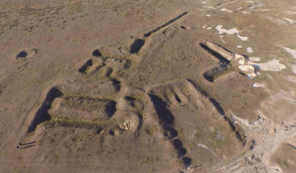 WWII: rinvenuto il bunker degli orrori dell'Unità 731 1 Una veduta aerea del sito di test di Anda dove gli archeologi hanno localizzato una struttura sotterranea di ricerca sulle armi biologiche utilizzata dall'esercito giapponese durante la seconda guerra mondiale. Foto: Istituto Provinciale di Reliquie Culturali e Archeologia di Heilongjiang