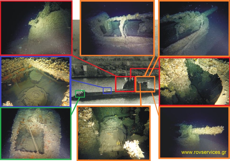 Rinvenuto il relitto del sottomarino HMS Triumph 1 Diverse caratteristiche del relitto e la sua posizione nel Mar Egeo corrispondono a ciò che è noto dell'HMS Triumph.(Credito immagine: K. Thoctarides/PlanetBlue.gr)