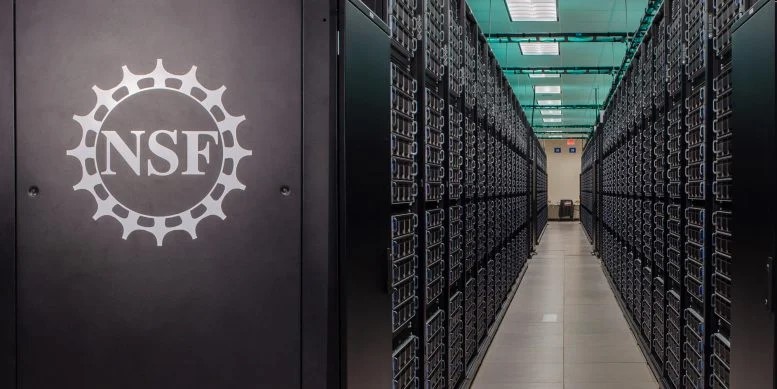 PRIYA: un nuovo modello di simulazione cosmologica 3 Frontera del TACC, il supercomputer accademico più veloce negli Stati Uniti, è un sistema informatico strategico nazionale finanziato dalla National Science Foundation. Credito: TACC
