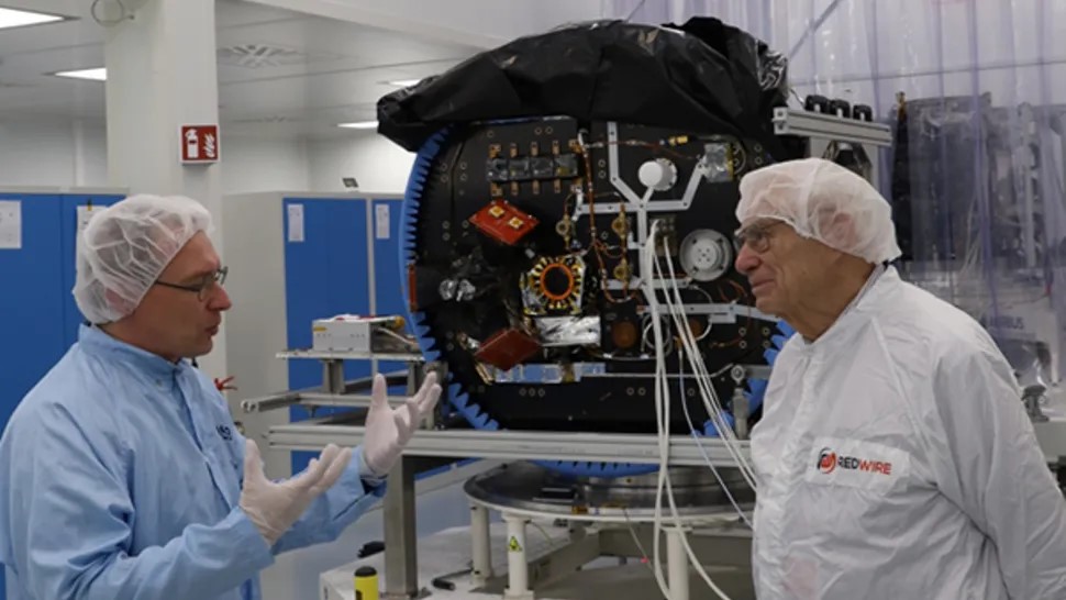 La missione Proba-3 creerà mini eclissi nello spazio 3 Recentemente i ricercatori hanno potuto osservare per la prima volta i due veicoli spaziali che verranno utilizzati per la missione Proba-3.(Credito immagine: Agenzia spaziale europea)
