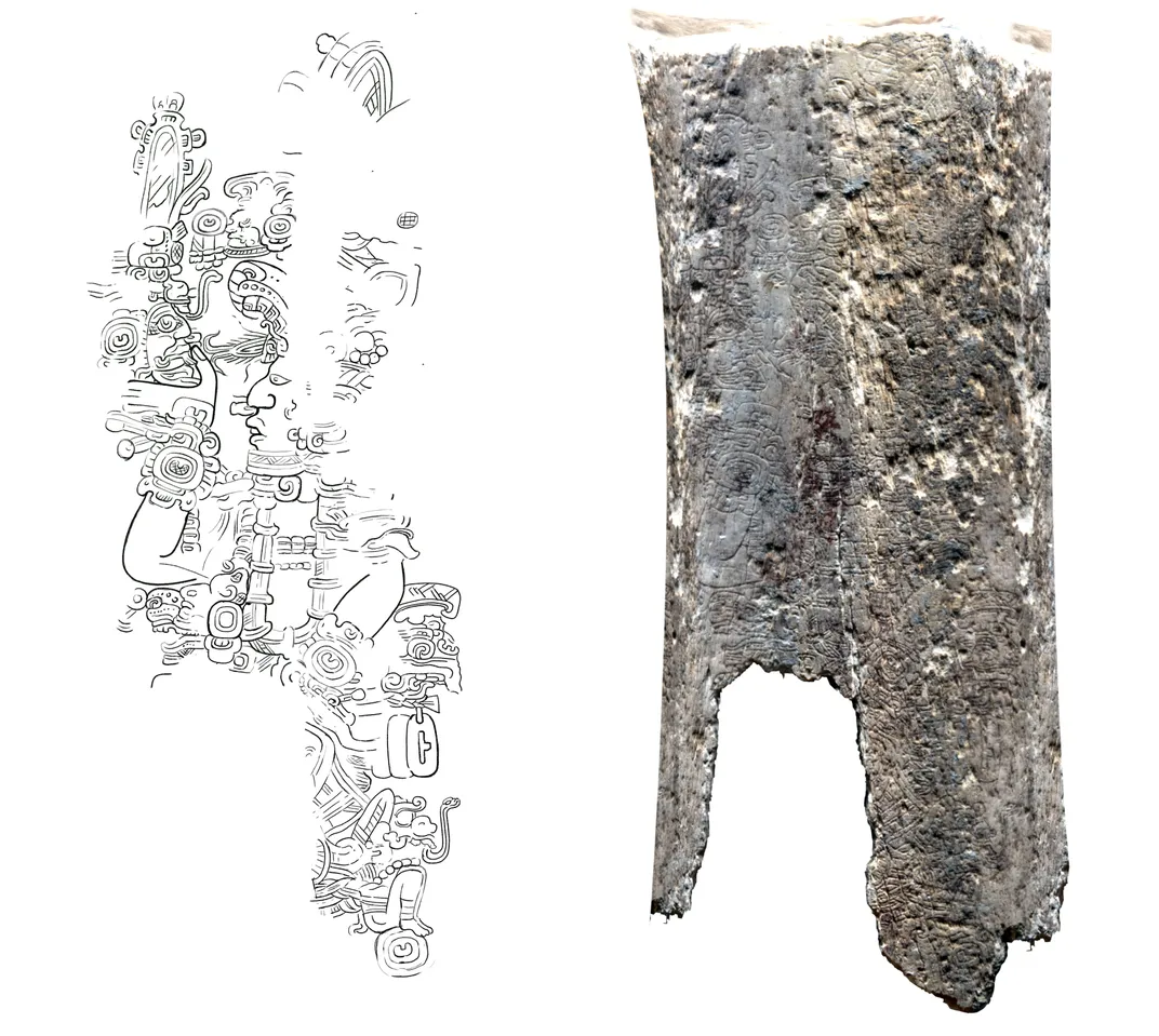Maschera Maya a mosaico 