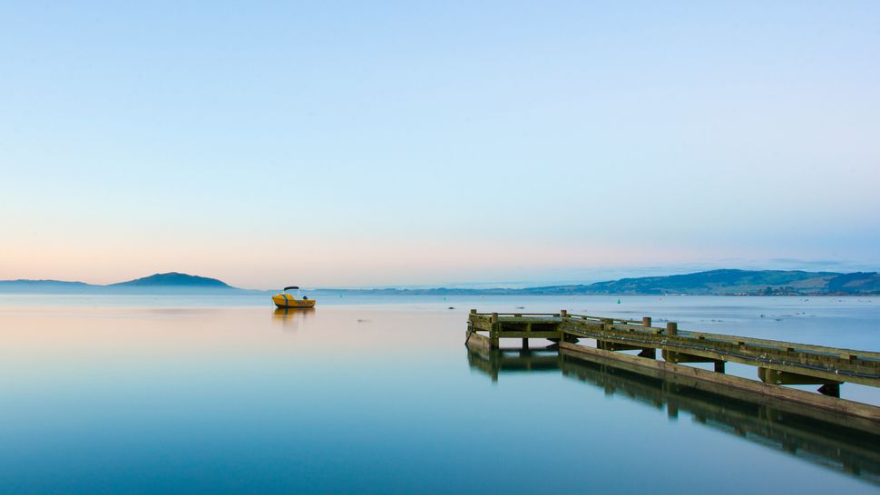Lago Rotorua: rilevata un'anomalia magnetica 2 Il lago Rotorua si trova nel cratere di un vulcano dormiente sull'Isola del Nord della Nuova Zelanda. (Credito immagine: GLVImages tramite Getty Images)