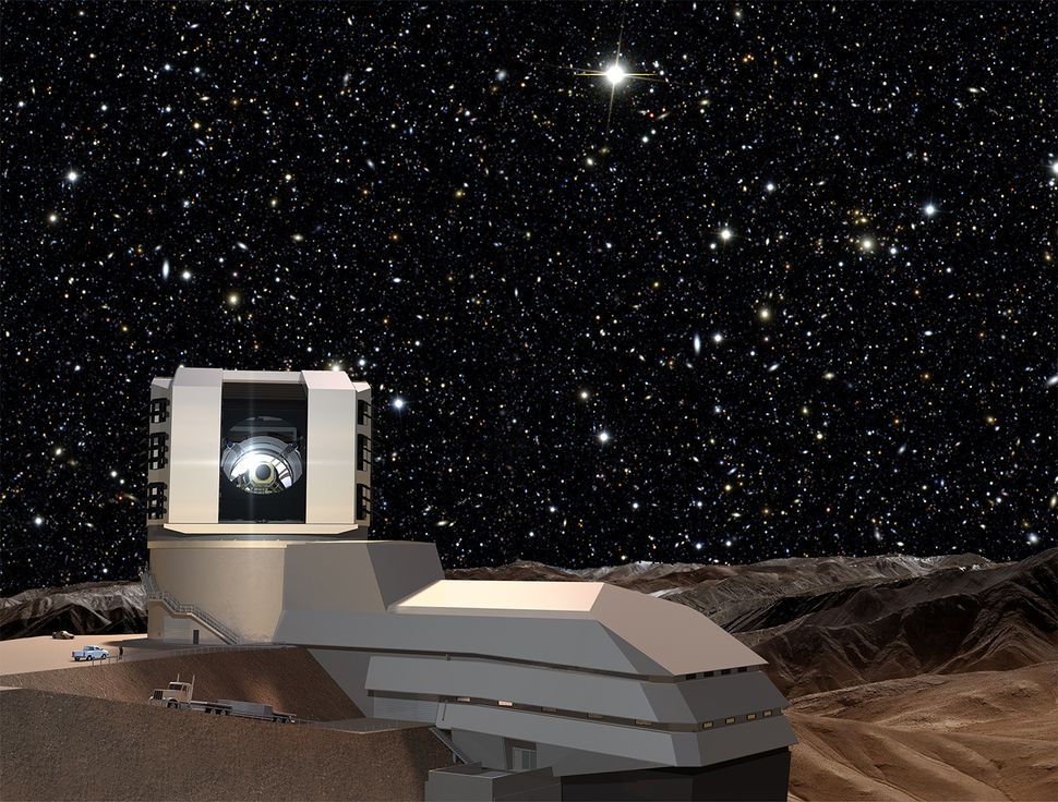Mini-lune: la chiave per il nostro futuro interplanetario 3 Concetto delle strutture Legacy Survey of Space and Time (LSST) costruite sul Cerro Pachón. Si prevede che la fotocamera entrerà in funzione nel 2025 e sarà in grado di rilevare anche mini-lune.(Credito immagine: Todd Mason, Mason Productions Inc. / LSST Corporation)