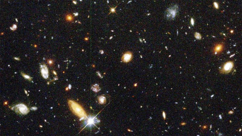dimensione oscura - il campo profondo di hubble