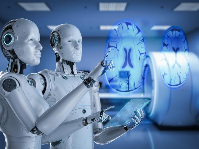 L'AI non può essere controllata in modo sicuro 2 AI con un concetto di tecnologia medica 3D