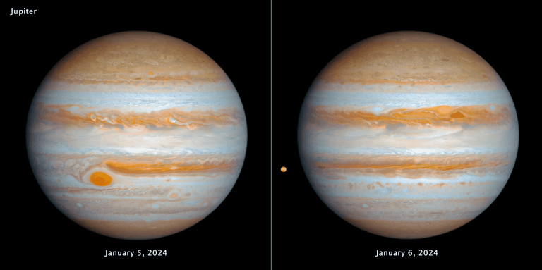 La grande Macchia Rossa di Giove ripresa da Hubble (foto e video) 2 Grande Macchia Rossa di Giove