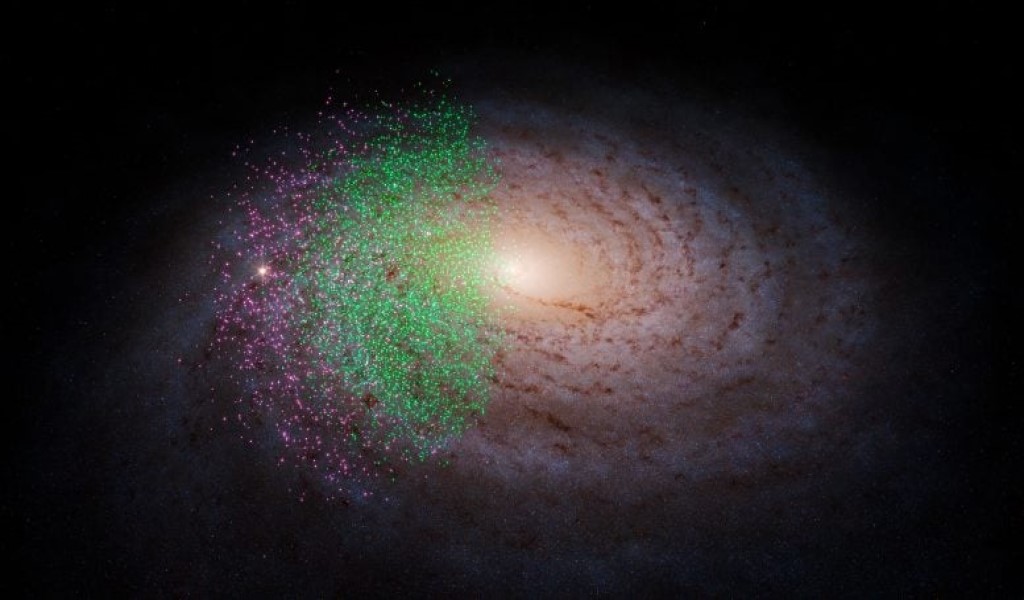 Shakti e Shiva: due galassie progenitrici della Via Lattea, stelle 