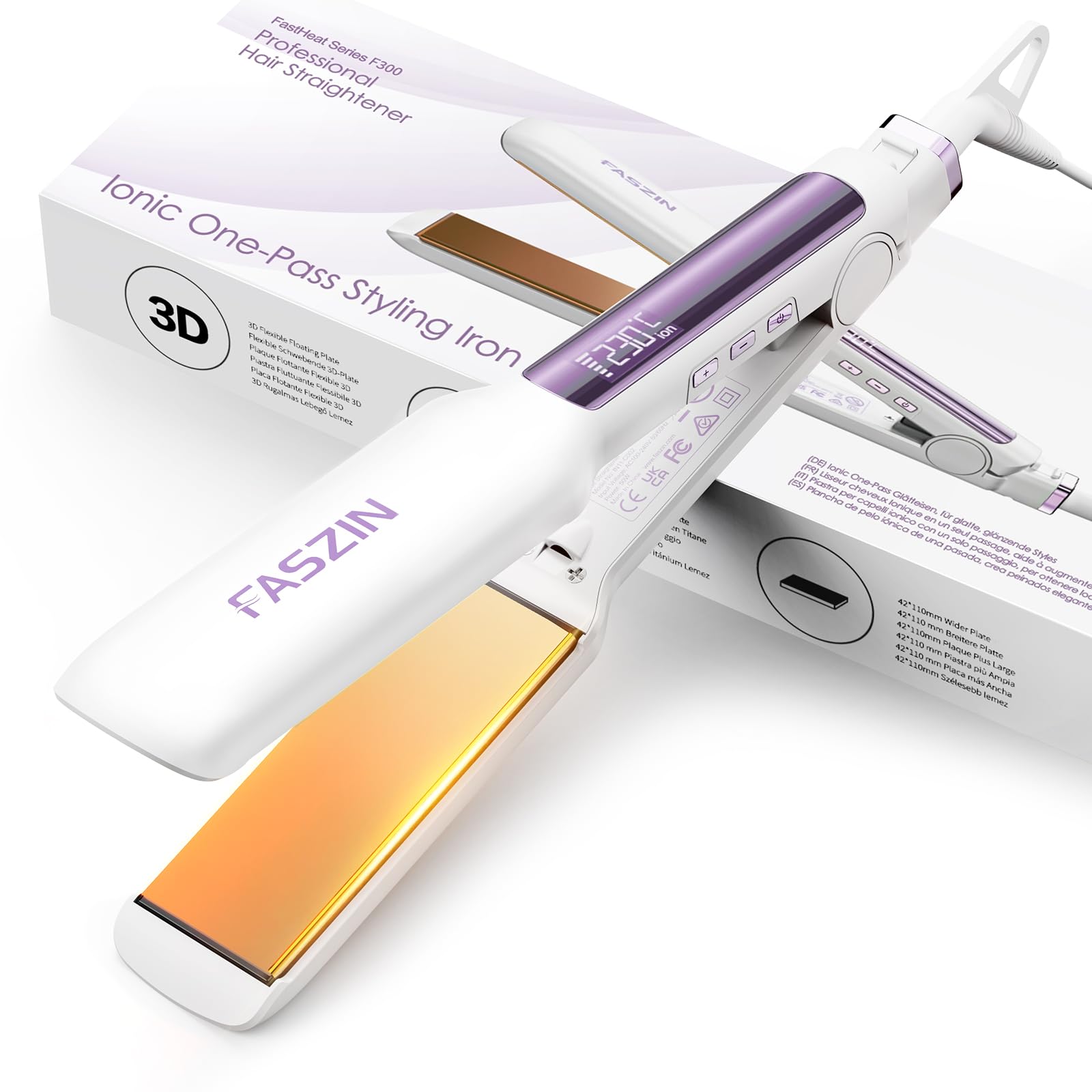 Faszin: piastra professionale per capelli in offerta al 67% di sconto! 1 Faszin, piastra professionale per capelli
