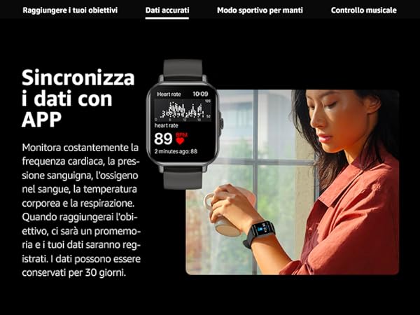 AcclaFit smartwatch: in offerta al 70% di sconto! 3 AcclaFit smartwatch