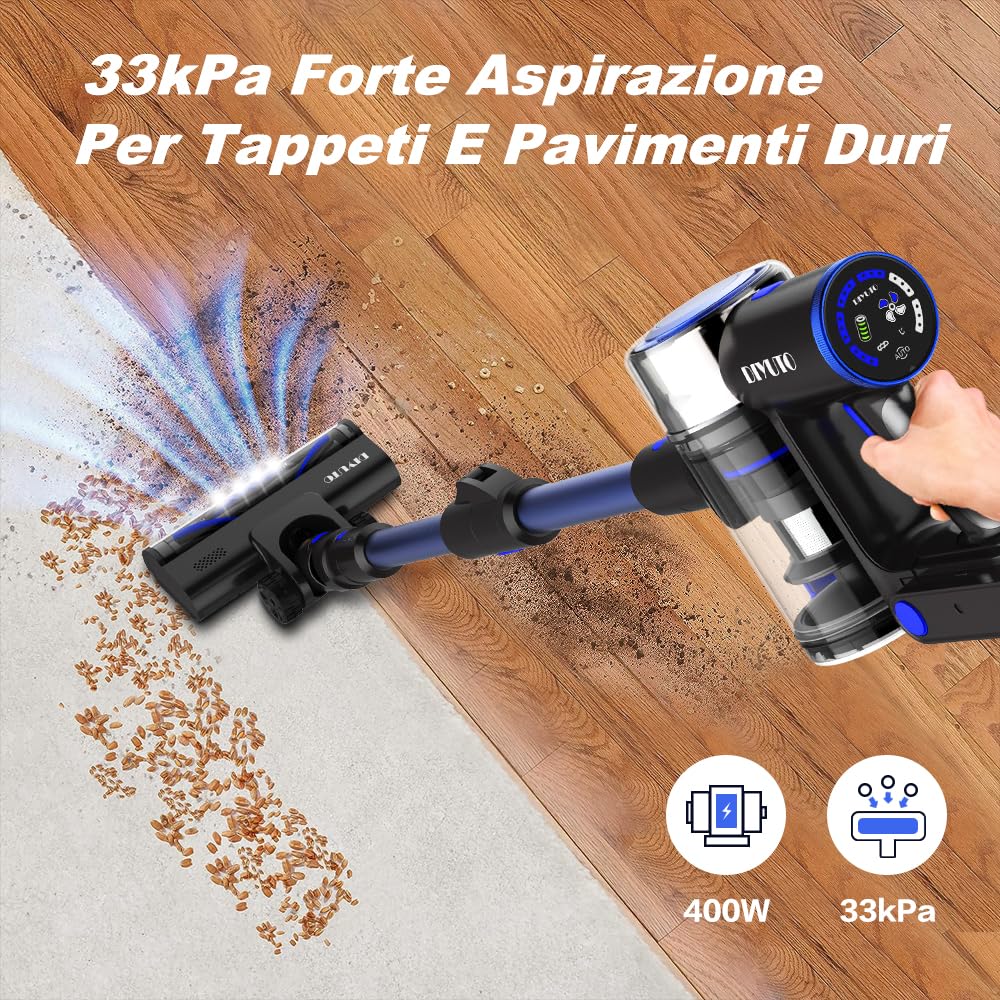 Diyuto aspirapolvere senza fili: in offerta al 59% di sconto! 1 Diyuto Aspirapolvere Senza Fili