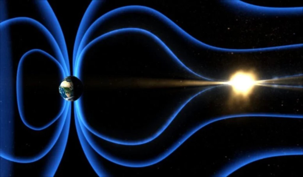 Coda magnetica terrestre: SwRI indaga su anomalie 1 L'illustrazione mostra le linee del campo magnetico attorno alla Terra che si riconnettono nella coda magnetica, di solito uno dei primi segni di una sottotempesta. Un progetto del Southwest Research Institute, finanziato internamente, sta studiando la natura delle tempeste secondarie, in particolare un evento del 2017 in cui la riconnessione sembrava verificarsi senza incitare una tempesta secondaria. Credito: NASA/Goddard Space Flight Center-Conceptual Image Lab