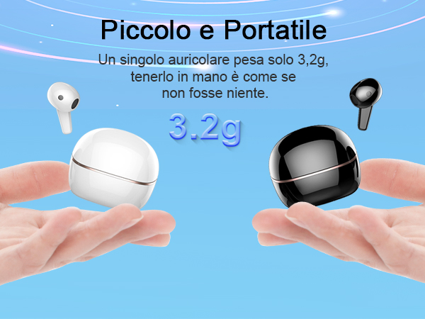 BESNOOW auricolari Bluetooth 5.3