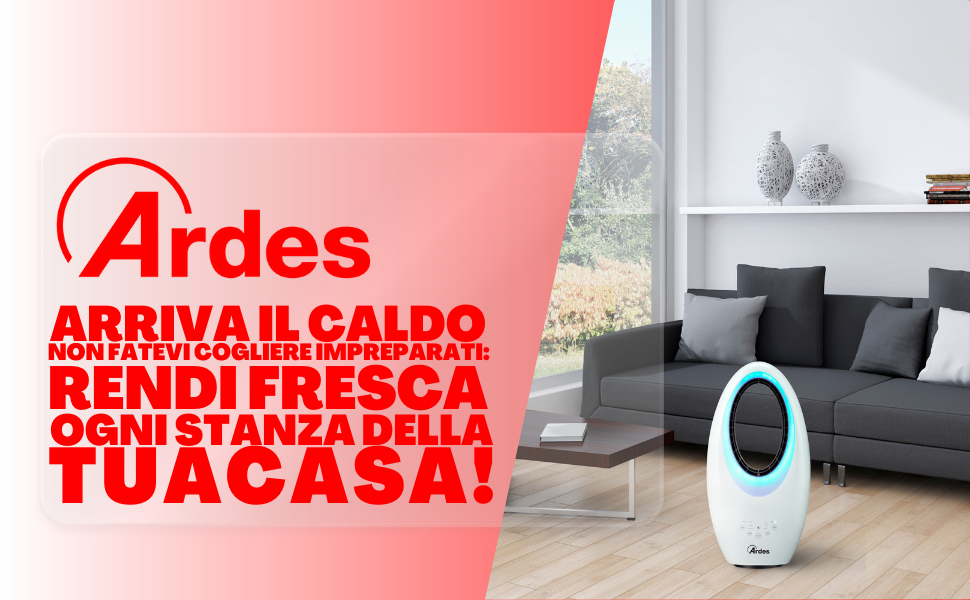 ARDES AR5BL1 Ventilatore Senza Pale