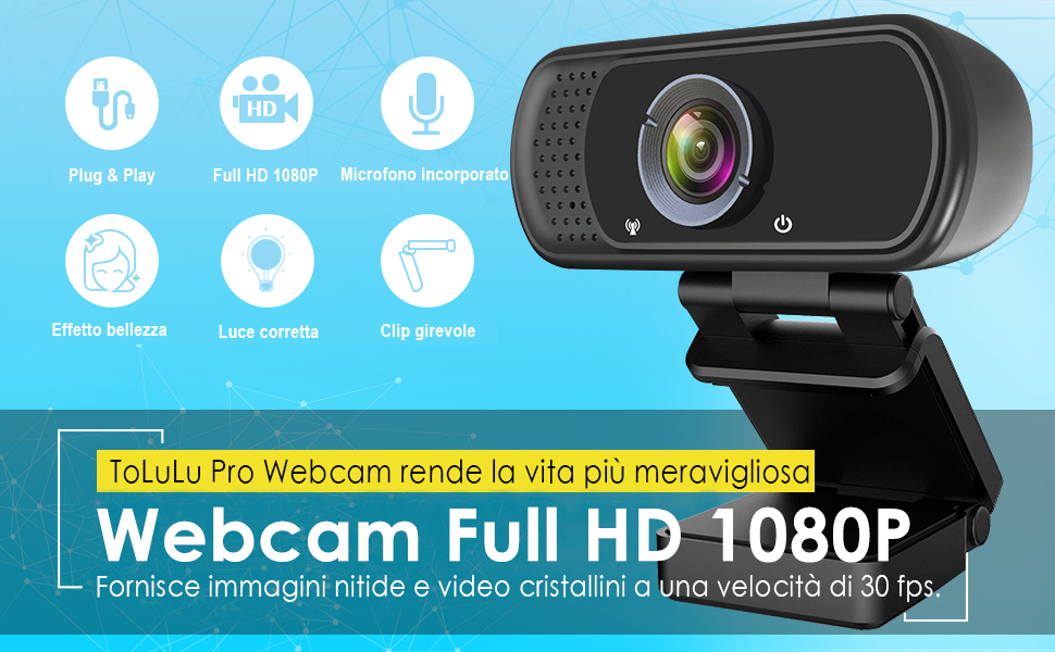 ToLuLu webcam HD 1080p