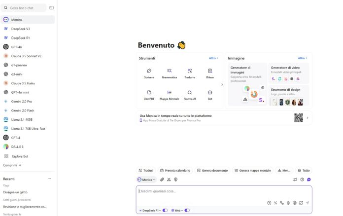 Monica AI: un assistente completo per la produttività e la creatività