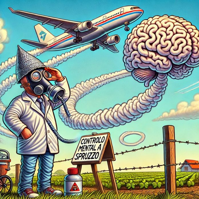 Scie chimiche: il controllo mentale ora è a spruzzo