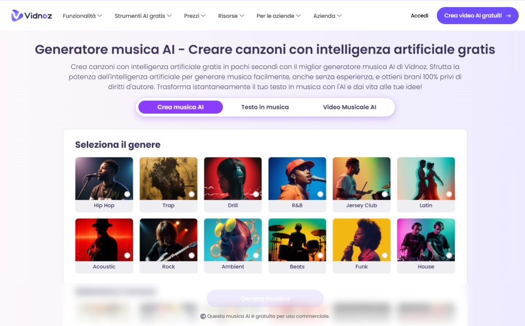 music generator vd