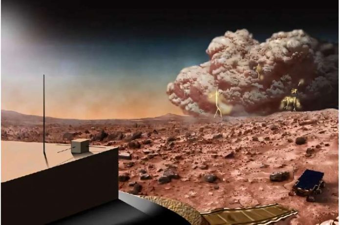 Tempeste di polvere su Marte: un pericolo tossico per gli astronauti