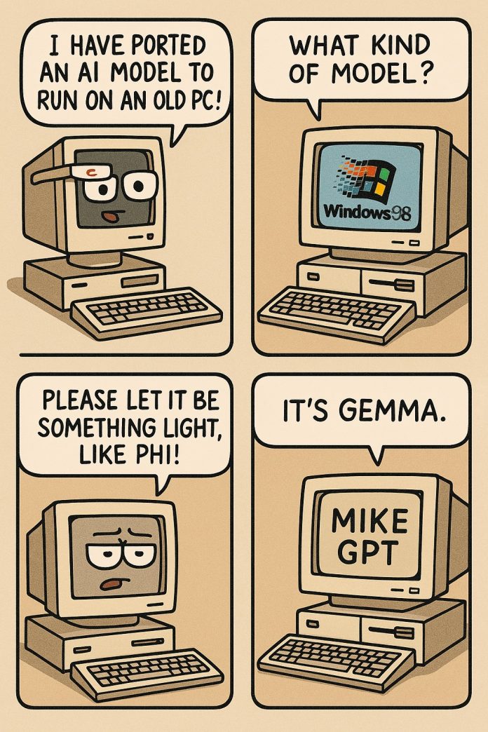 Quando l’AI gira su Windows 98: lezione di umiltà per i giganti del silicio