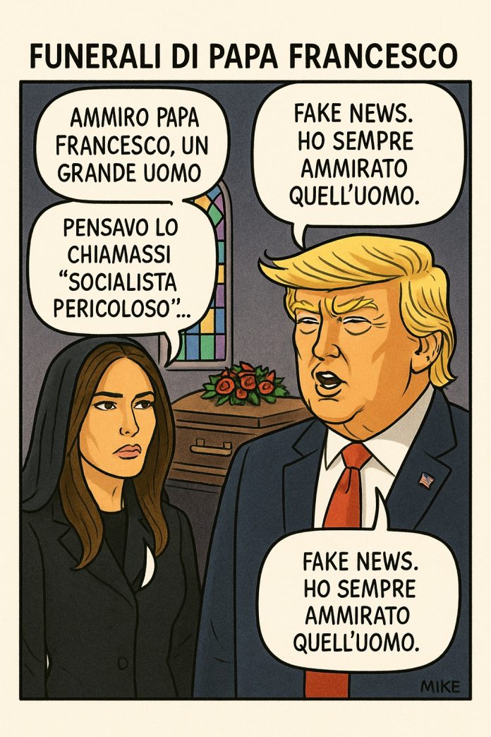 Trump, il funerale e il miracolo della coerenza
