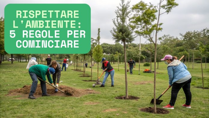 Rispettare l'ambiente: 5 regole per cominciare