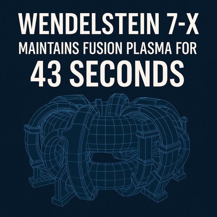 Energia di fusione: il reattore tedesco Wendelstein 7-X stabilisce un nuovo record mondiale