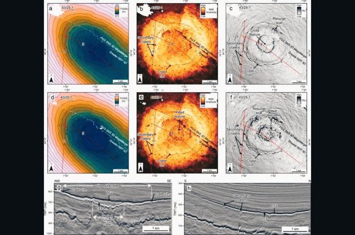 Silverpit: confermato l'impatto dell'asteroide che ha colpito la Terra 46 milioni di anni fa