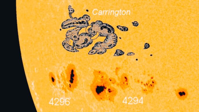 AR 4294-4296: il colosso solare come Carrington punta la Terra