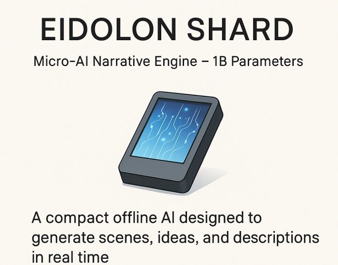 Nuova ricompensa su Kickstarter: nasce Eidolon Shard, la micro-AI narrativa per tutti