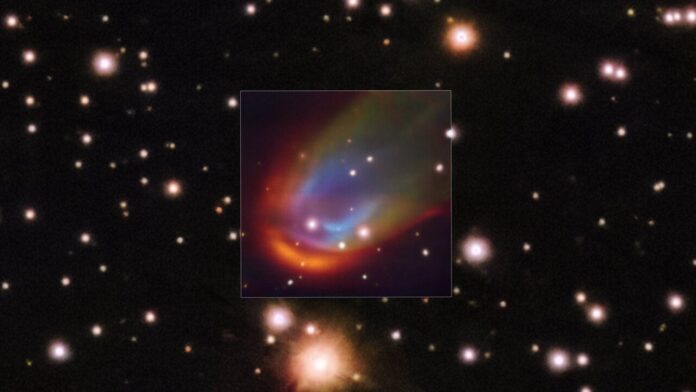 Astronomi sorpresi per la misteriosa onda d'urto che circonda una stella morta