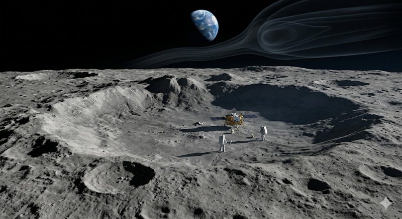 Luna: il lander Chang'e-4 rivela una barriera protettiva inaspettata