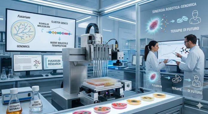 Fusarium: genomica e robotica unite per nuove molecole terapeutiche