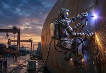 Robot umanoide magnetico: così l’IA cinese conquista le pareti verticali Robot umanoide magnetico: così l'IA cinese conquista le pareti verticali