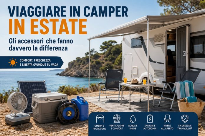 Viaggiare in camper in estate: gli accessori che fanno davvero la differenza