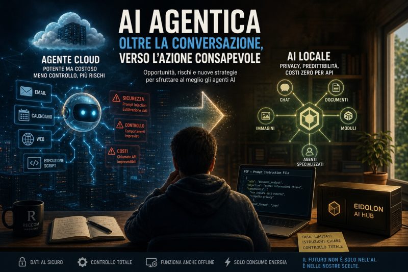 2026, l'anno dell'Intelligenza Artificiale Agenticа: opportunità, rischi e il valore del controllo locale
