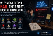 Ia locale: perchè la maggior parte delle persone fallisce la prima installazione Perché la maggior parte delle persone fallisce la prima installazione di un’IA locale