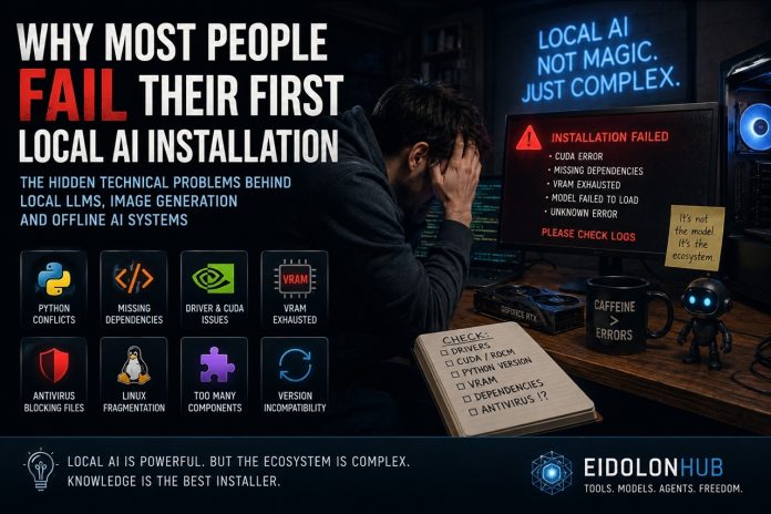Perché la maggior parte delle persone fallisce la prima installazione di un’IA locale