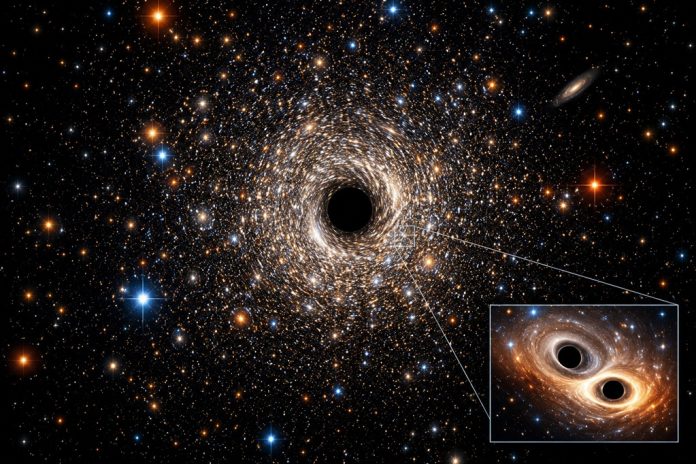I più grandi buchi neri dell’universo potrebbero nascere in ambienti stellari caotici