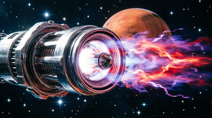 Marte è ancora lontano ma la NASA testa il nuovo thruster elettromagnetico al litio