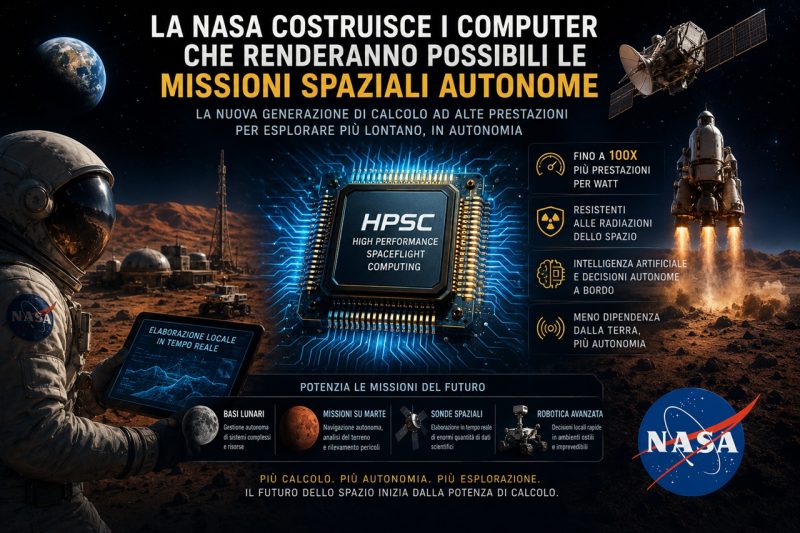 La NASA sta costruendo i computer che renderanno possibili le missioni spaziali autonome