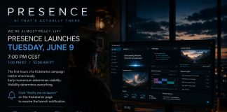 Presence launches Tuesday Presence launches Tuesday