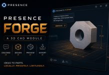 Presence Forge: quando l’IA locale incontra la progettazione 3D Presence Forge: quando l'IA locale incontra la progettazione 3D