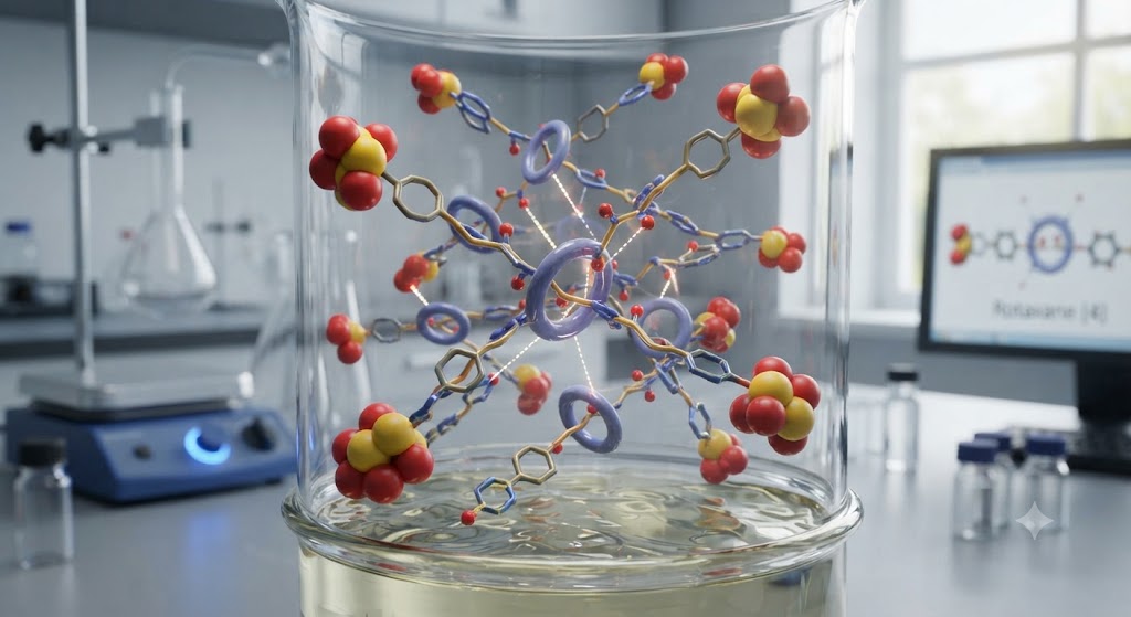Rotaxani: sintesi efficiente per il rilascio mirato di farmaci