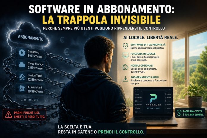 Software: perché sempre più utenti rifiutano l'uso in abbonamento